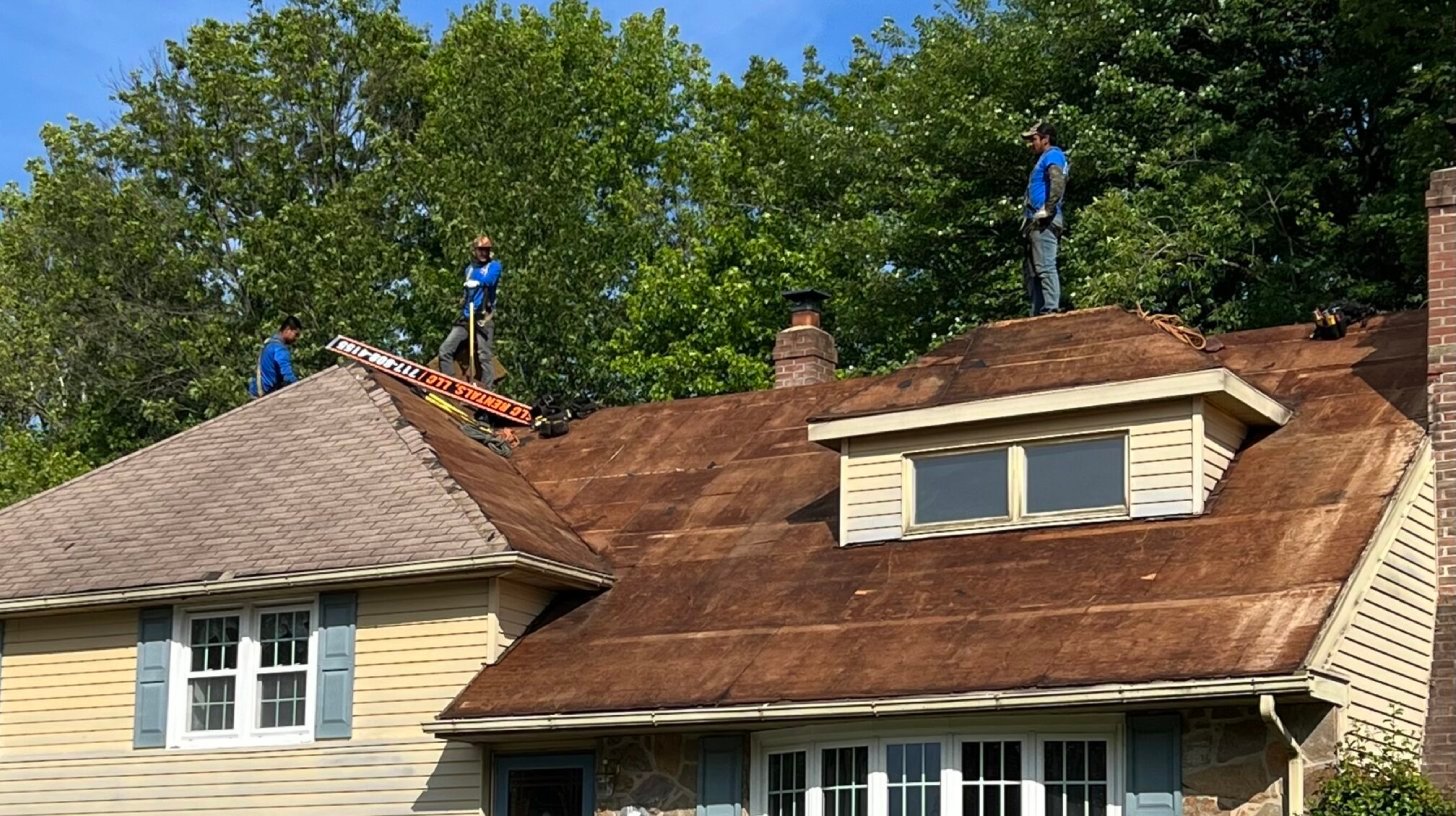 roof replacement project in Aledo Texas