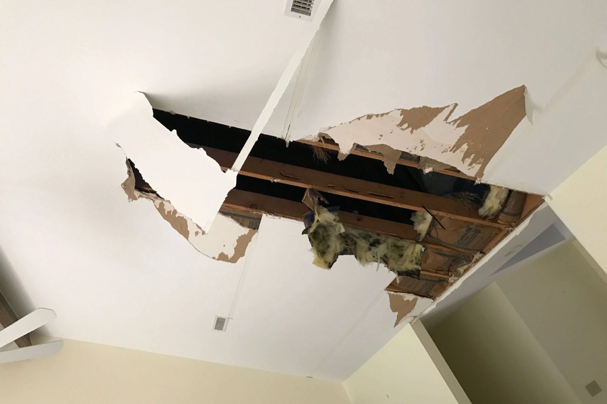 roof leak damage roofing in Aledo TX